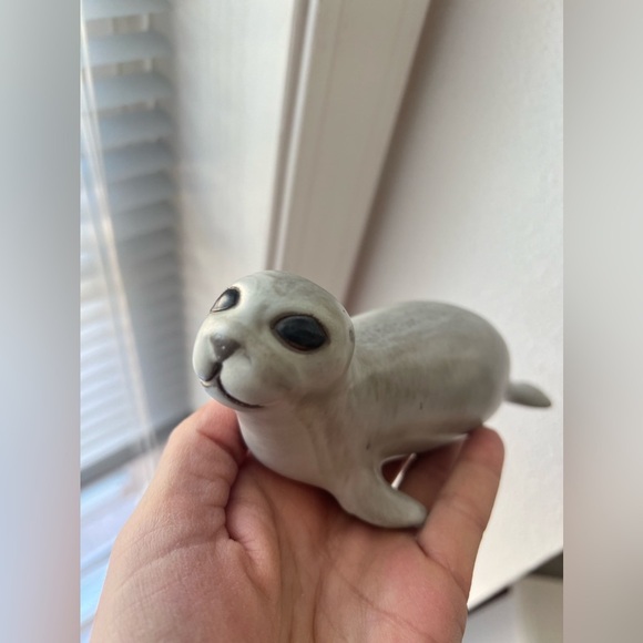 Andersen Design Studio | Pair Of 2 | Art Pottery Maine Blue Gray Seal Figurines - Picture 5 of 14